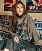 WILDROCK Dj Cat Pigment Oversized Sweatshirt_5 Col