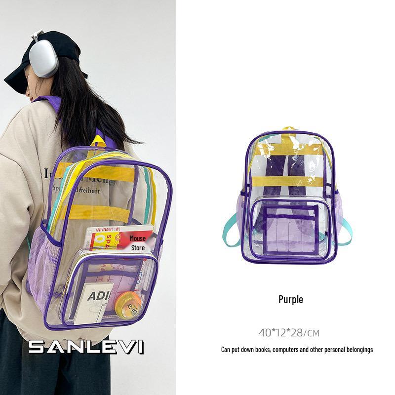 2025 Purple Ita Waterproof Backpack for College Students - Book, Swim, and Summer Storage