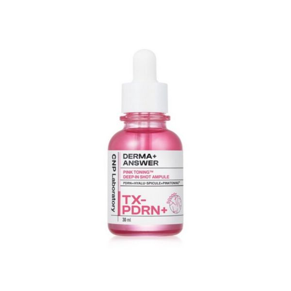 CNP Laboratory Derma Answer Pink Toning Deep-In Shot Ampoule Brightening Hydrating Serum 30ml