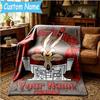 Custom Name Taz-Mania Devil's Roar Blanket Bedding Blanket for Women Men, Soft Throw Blankets for Couch,Bed, Picnic, Christmas Gifts