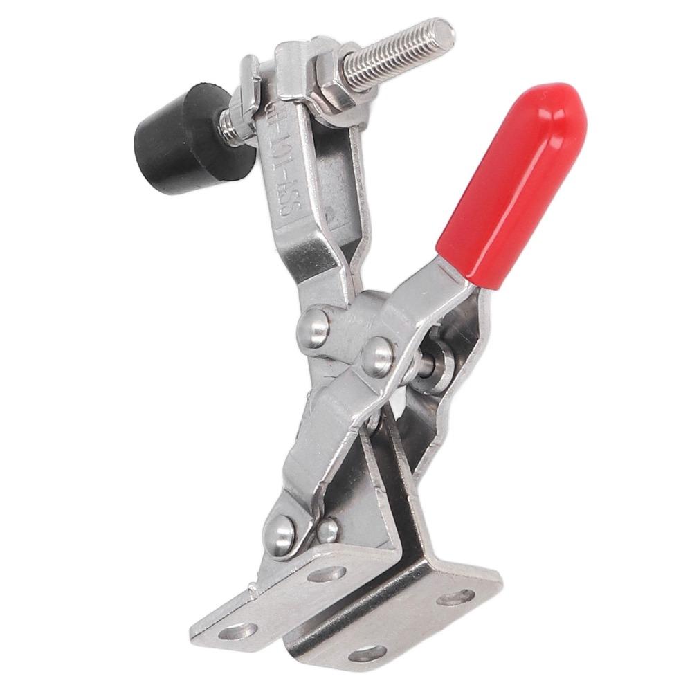 Silver Toggle Clamp Antislip Hand Clamp Tool Heavy Vertical Toggle Clamp  Household