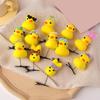 3D Cartoon Haarnadel Lieblich Gelbe Ente Haarspange Geburtstagsfeier Kopfschmuck Festival Haarspange Kinder Haarstyling-Werkzeug 12 STÜCKE