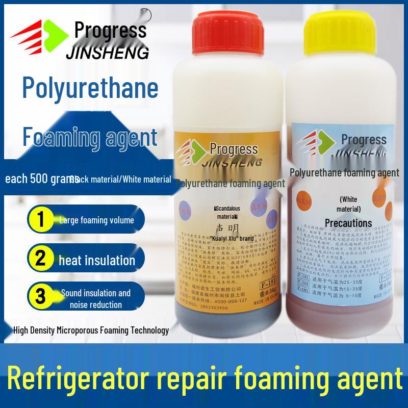 High-Density Polyurethane Foam Insulation Black & White Repair Filler