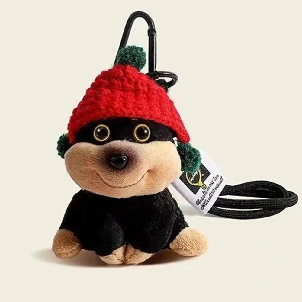 

Оригинальный плюшевый брелок-подвеска в виде щенка медоносной пчелы, милая подвеска для сумки для девочки, очаровательный маленький кукольный брелок для рюкзака, украшение для школьного рюкзака, подарок