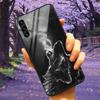 For Samsung A34 A54 A14 A7 2018 Case GalaxyA54 Glass Tempered Hard Cover Coque for Samsung Galaxy A34 5G GalaxyA34 Space A 14
