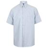Henbury Mens Oxford Classic Short-Sleeved Shirt