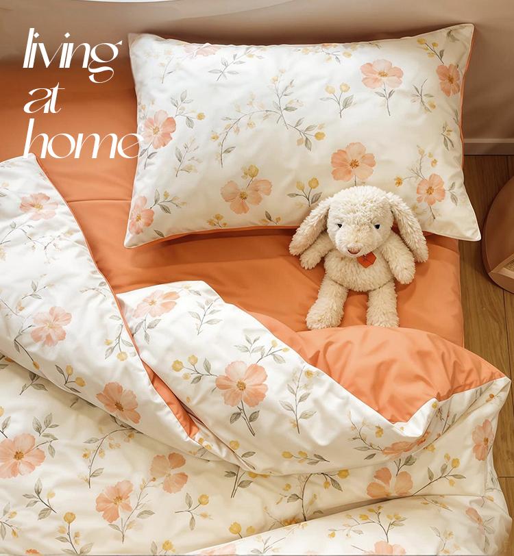 Rural Style Cotton Small Fresh Floral Print Three/four Piece Set [multiple Options]