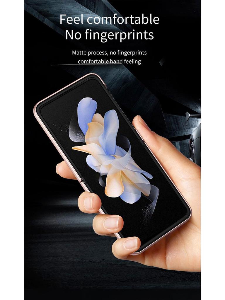Ultra-Thin Skin-Feel Magnetic Ring Case for Samsung Z Flip7/6/5/4/3 Folding Phone