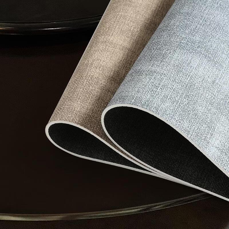 Han Qian Fan-Shaped Reversible Leather Placemat