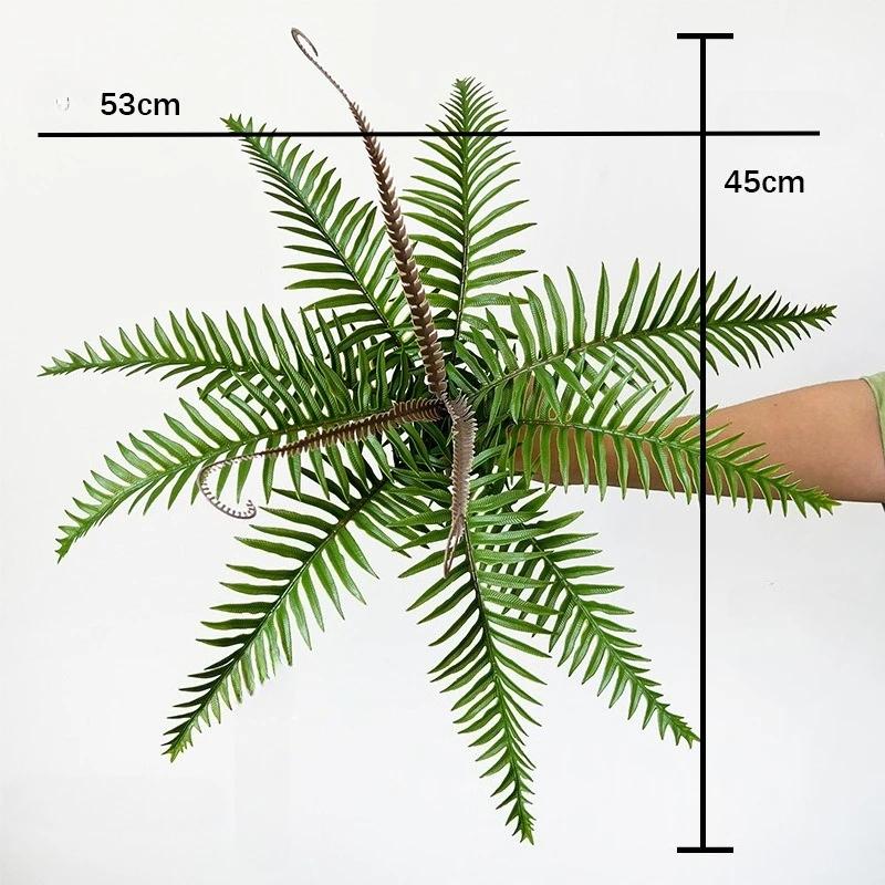 

UV Resistant Artificial Persian Grass Fern Soft Plastic Fake Plants Suitable for Outdoor Home Garden Decoration Advanced Plant