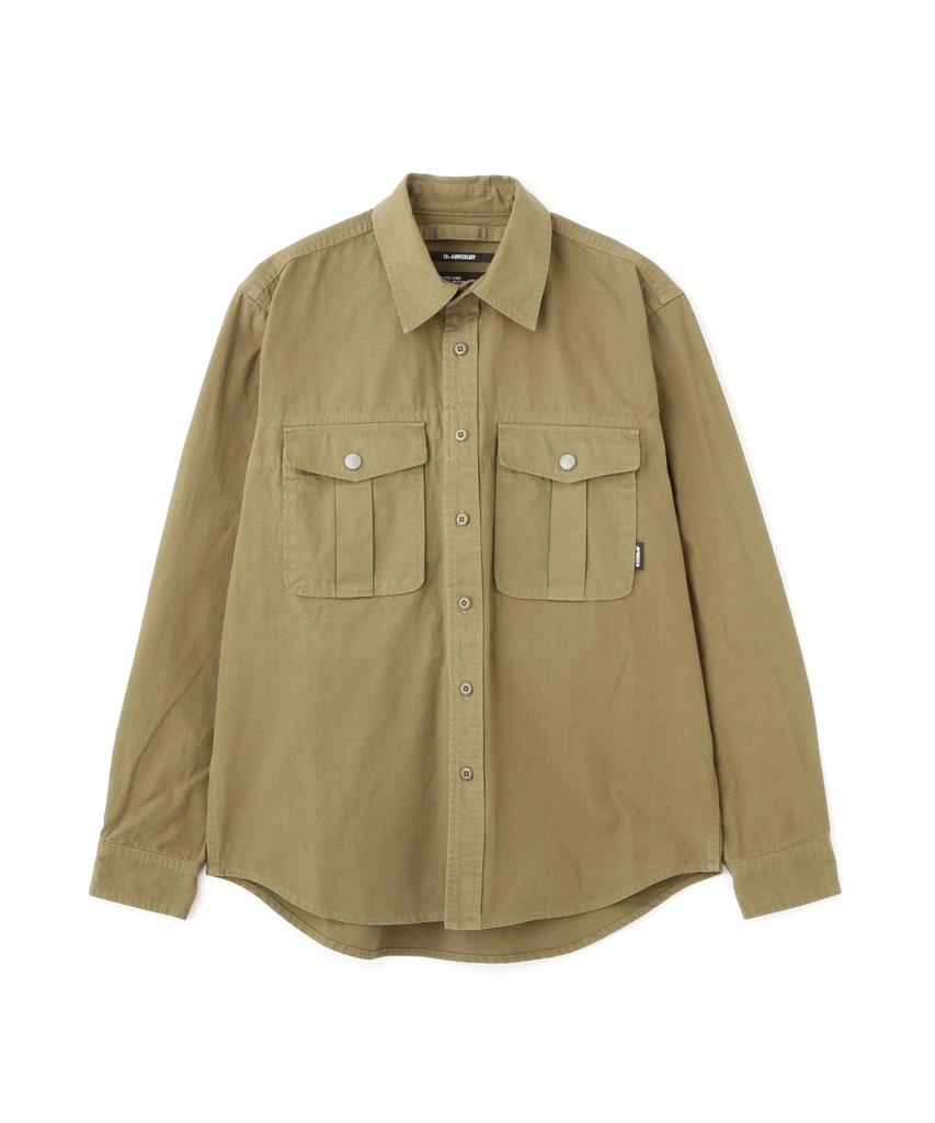 AVIREX CONCHO SNAP UTILITY SHIRT men's XL 310 olive 783-5220017