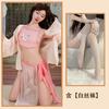 Sex Underwear Sexy Perspective Belly Pocket Smock Sexy Suit Seductive Polyester Hanfu Women