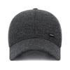 Men's thickened warm earflap baseball cotton hat - full coverage outdoor cold weather protection - dad's duckbill cap for middle-aged and elderly