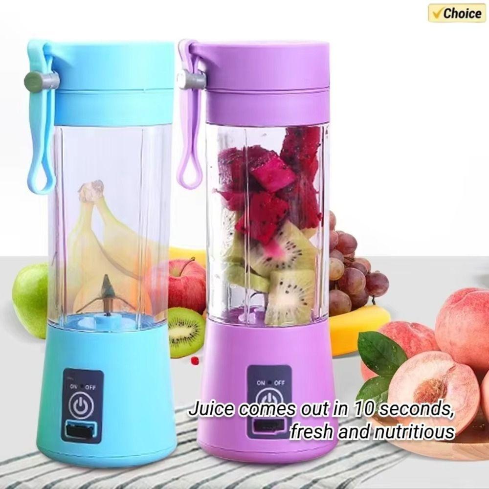 380ml Electric Fruit Juicer Mini Bottle Juicing Cup Multifunctional Fruit Blender  for Shakes