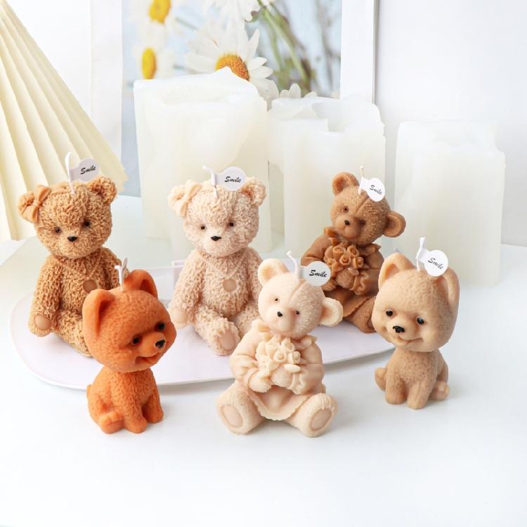 Geometric Candle Mold Silicone Mold for Candle Making Reusable Candle Resin Mold