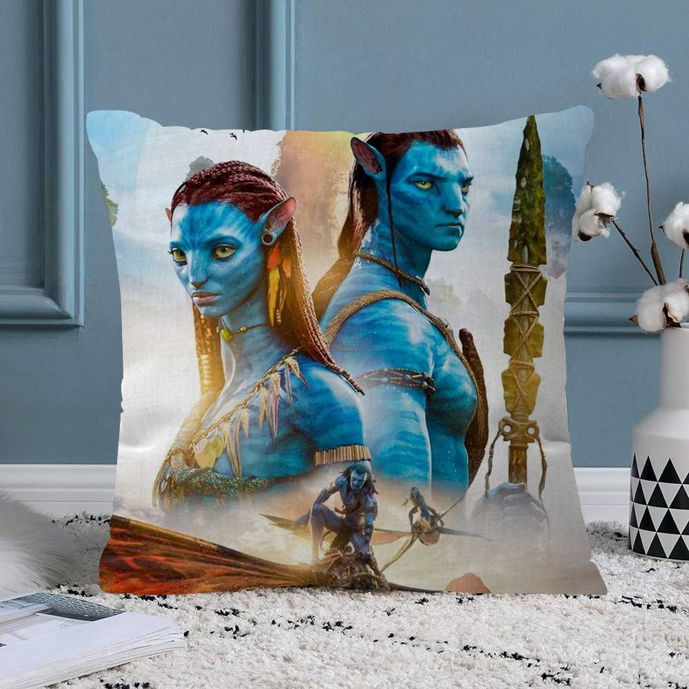 PC Scifi Movies AAvatar Vintage Pillow Cushion Cover Pillowcase Living Room Sofa Home Decor Customized