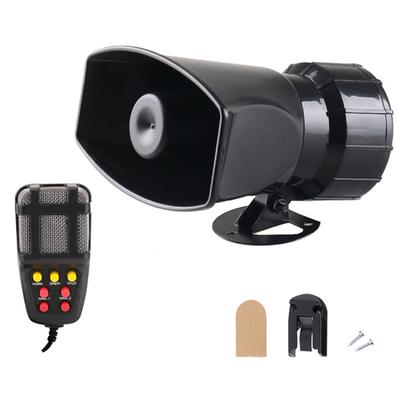 Bocina de Alarma Inalámbrica para Coche de 7 Tonos Sonido Claro Control Remoto Altavoz de Advertencia Portátil para Vehículo