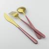 16Pcs Green Gold Dinnerware Set 304 Stainless Steel Cutlery Set Knives Forks Spoons Dinner Set Kitchen Tableware Silverware Set