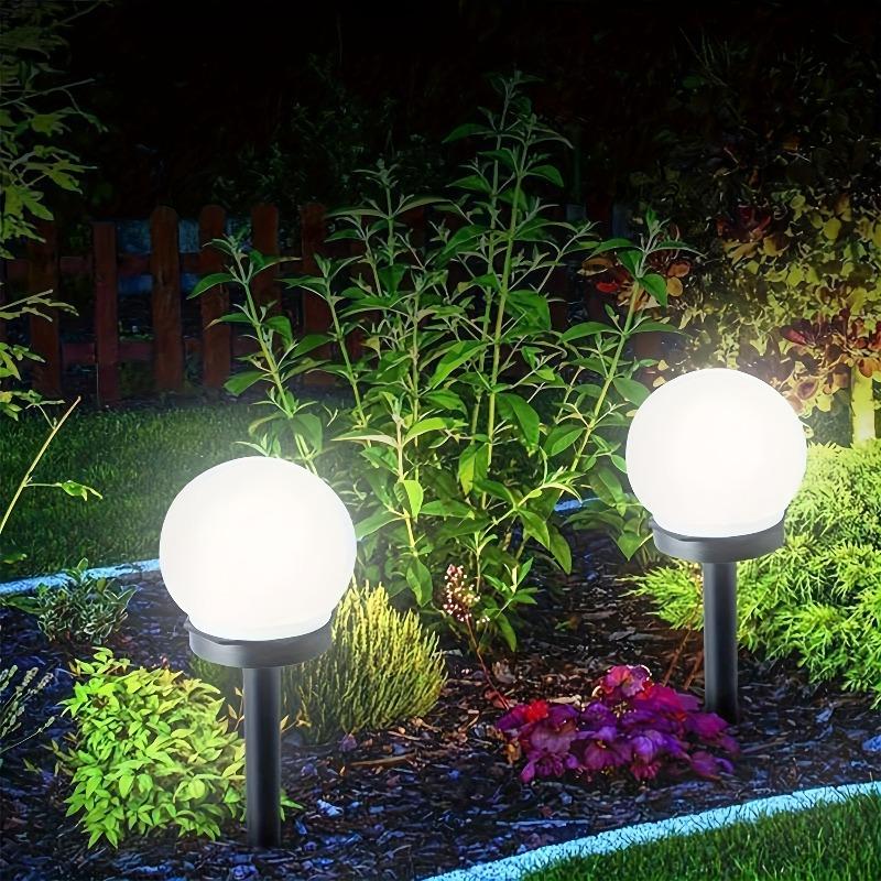 Solar Powered Ball Lawn Light Landscape Spotlight, Outdoor Spherical Courtyard Light, Suitable for Garden, Lawn, Path, and Corridor Decoration