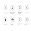 1 Pairs Thickened Cotton Mint Oven Mitt Silicone Household Glove Silicone Glove  Cooking Baking