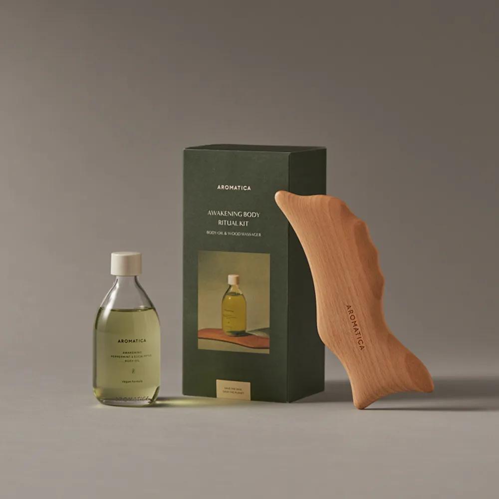 AROMATICA Body Oil 100ml Ritual Set (+Guasha) (4 Options)