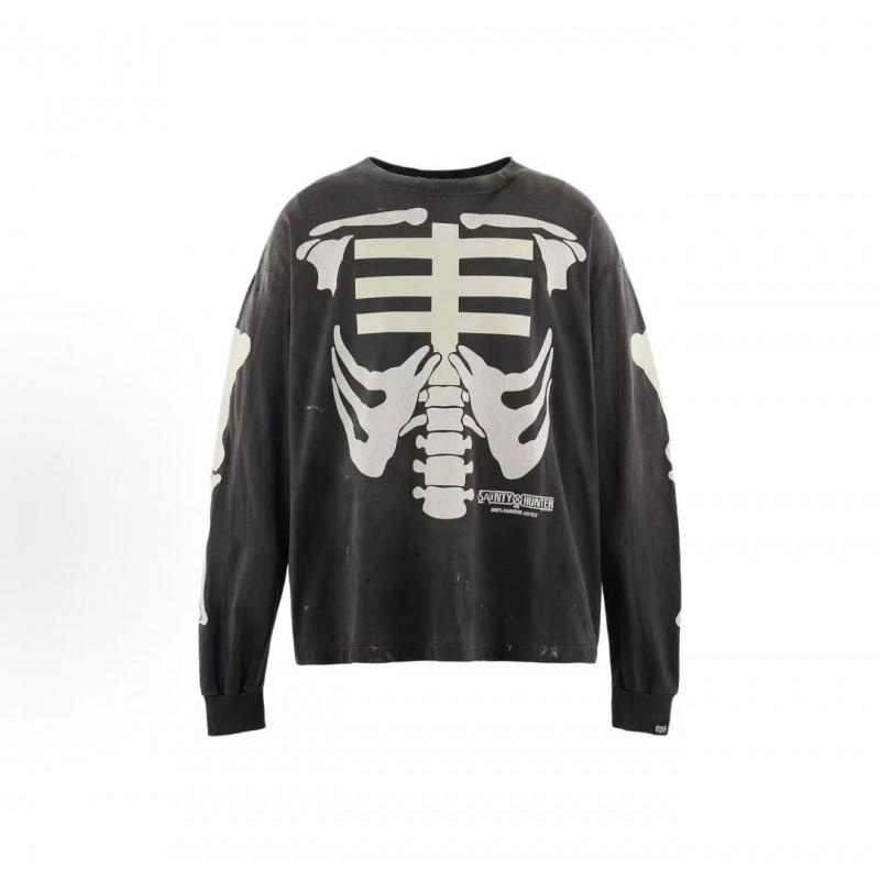 Unisex Streetwear Long Sleeve Tee With