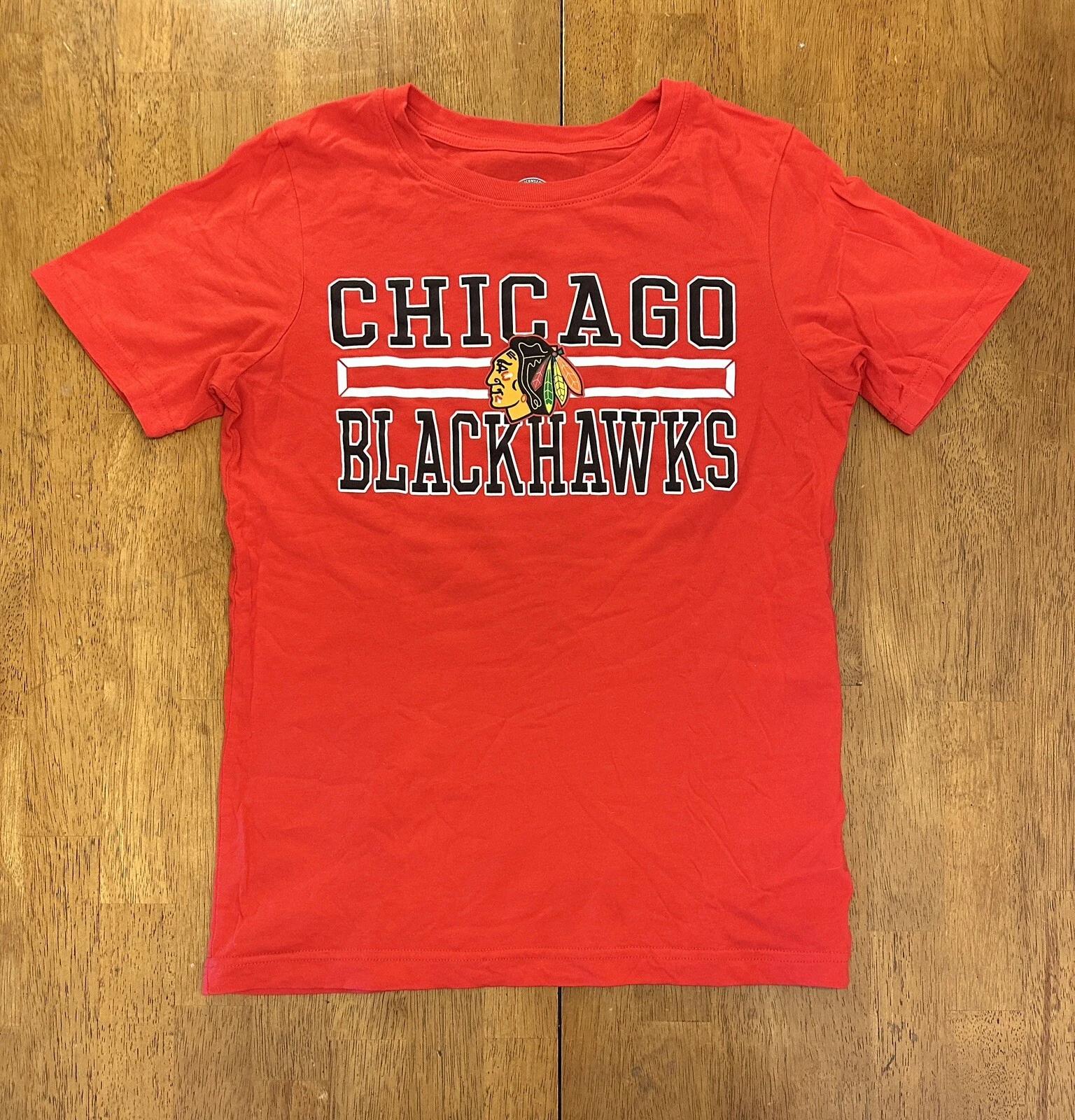 Chicago Blackhawks T Shirt Youth Large NHL L