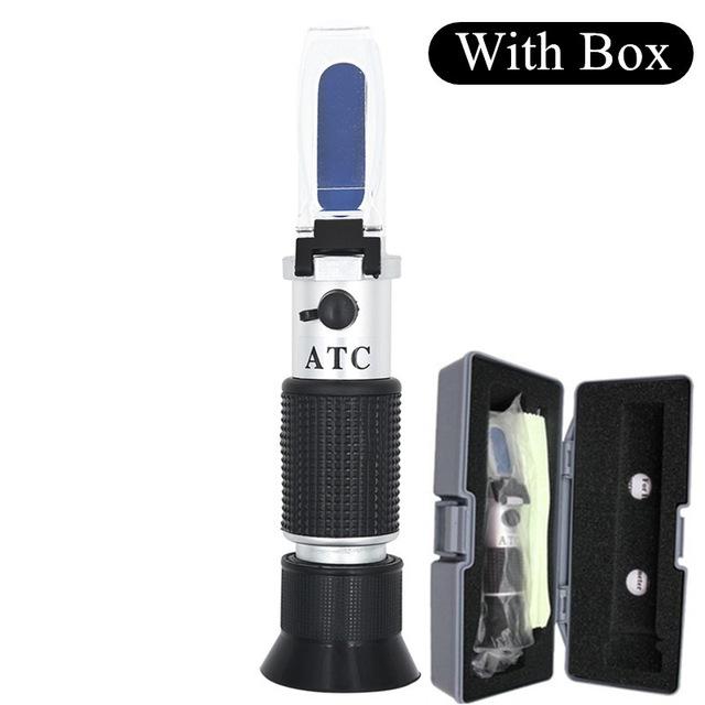 Vehicle Antifreeze Refractometer Glycol Glass Water Battery Fluid freezing Point ATC Car Urea concentration Tester Detector