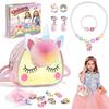Unicorn Gifts for Girls 3-6 Years - Unicorn Handbag, Jewelry & Toy Set for Birthdays, Perfect for Ages 2-9 Years