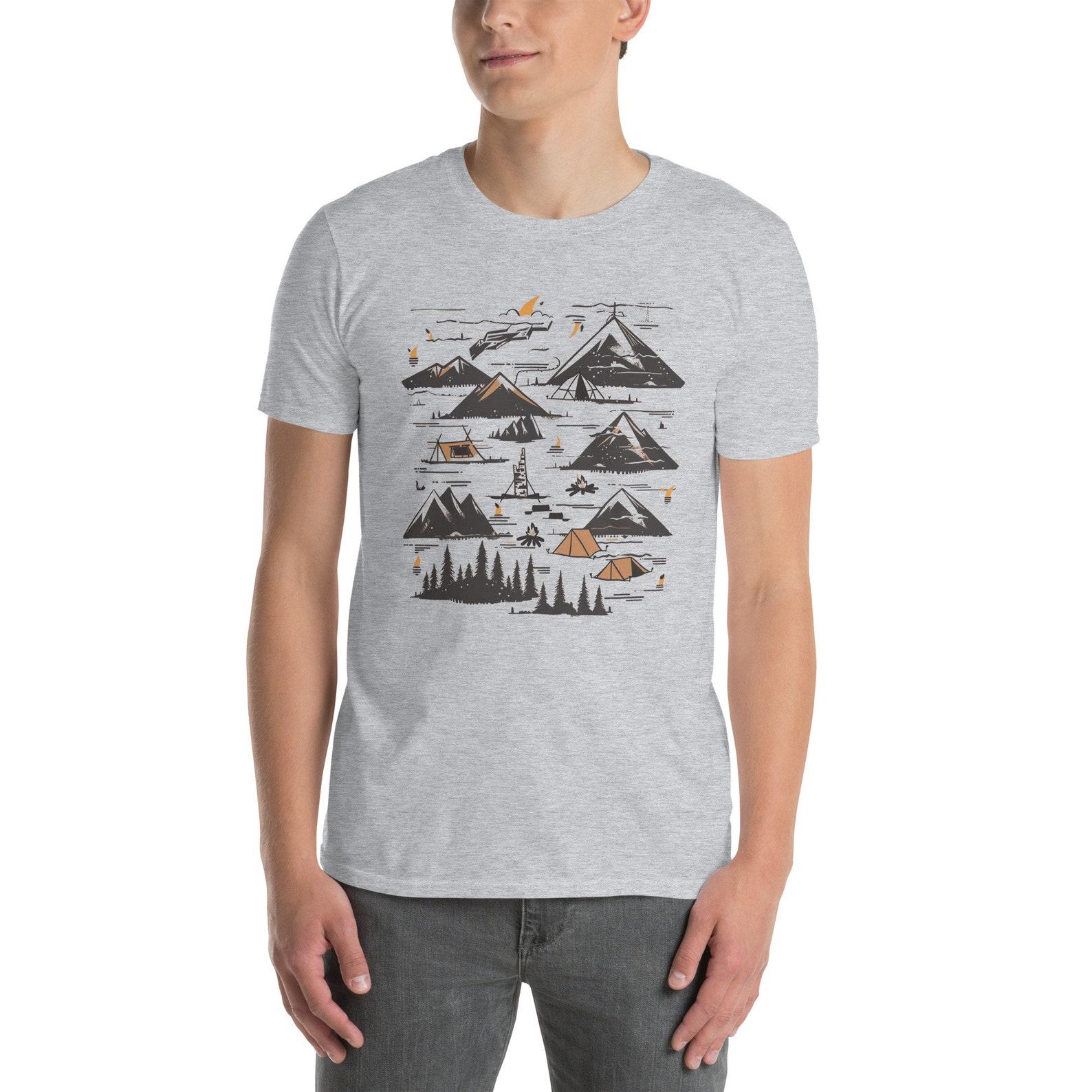 Mountain Adventure T-Shirt – Outdoor Graphic Tee – Unisex Camping Shirt – Nature Lover s Apparel 3XL