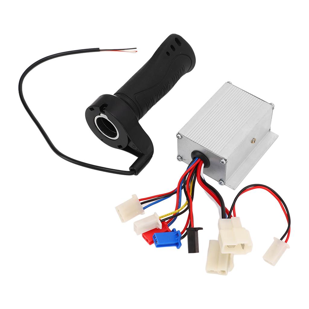 Brush Motor Speed Controller Throttle Grip Adjustable Motor Speed Box for Scooter Mini Electric Motorcycle