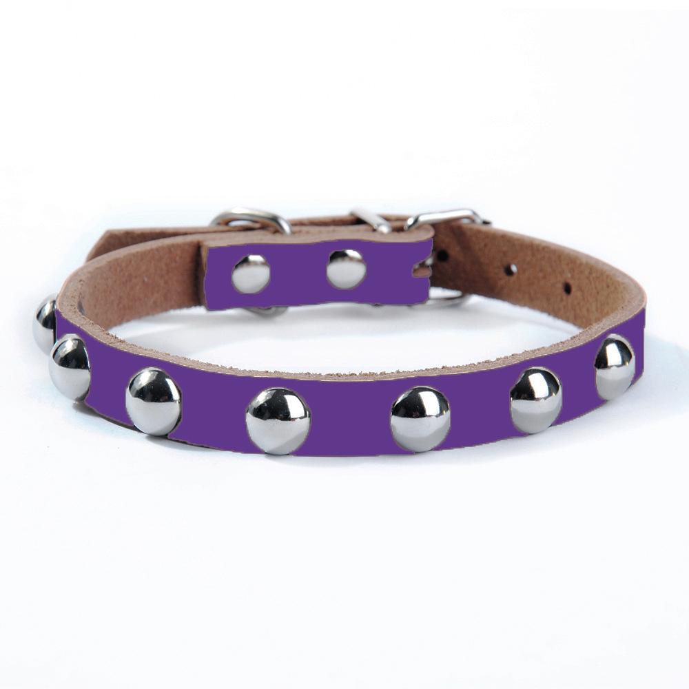 Pet Dog Collar Leather Punk Rivet Puppy Dog Cat Collar for Small Dog Necklace Pets Product Collar