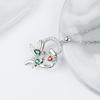 Stříbro 925 Pár Kolibříků Náhrdelník Přívěsek Zvířecí Šperky Dárky na Valentýna pro Ženu Manželku Přítelkyni Mámu Dcery
