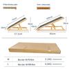Adjustable Wooden Dog Climbing Ramp - Portable, Foldable Pet Ladder for Indoor & Outdoor Use