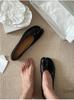 Women's 2026 Sheepskin Split-Toe Ballet Flats - Versatile, Shallow-Cut, Pleated Shoe