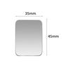 Black Magnetic Iron Sheet with Adhesive Backing for Phone Holders - Round & Rectangular Options