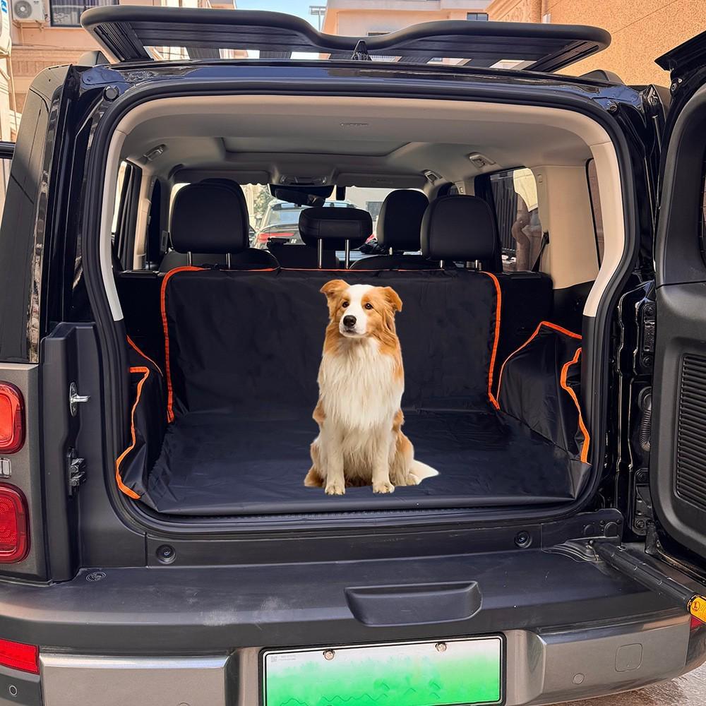 Waterproof Pet Car Seat Mat for Cats & Dogs - Rear Seat Cushion for Medium & Large Pets чёрный
