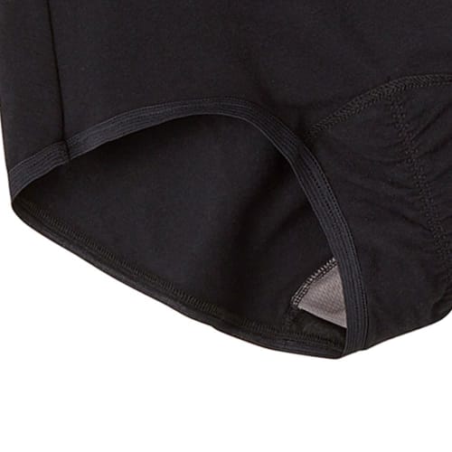 Gunze Piecclair School Underwear Sanitary Shorts, Absorbent, Deodorizing, Cotton Blend, Girls, Black, Size 160