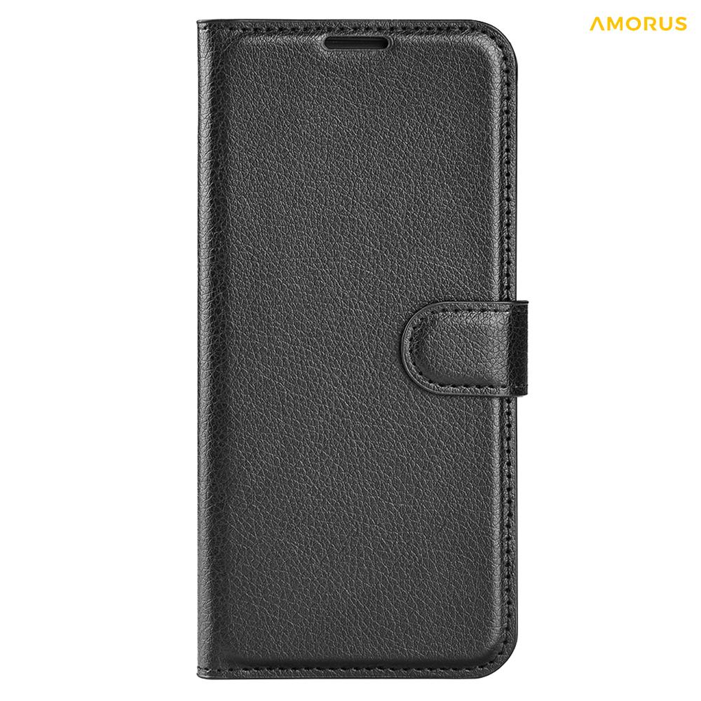 For Samsung Galaxy S25 Ultra Wallet Case Litchi Texture Shockproof Leather Flip Stand Phone Cover