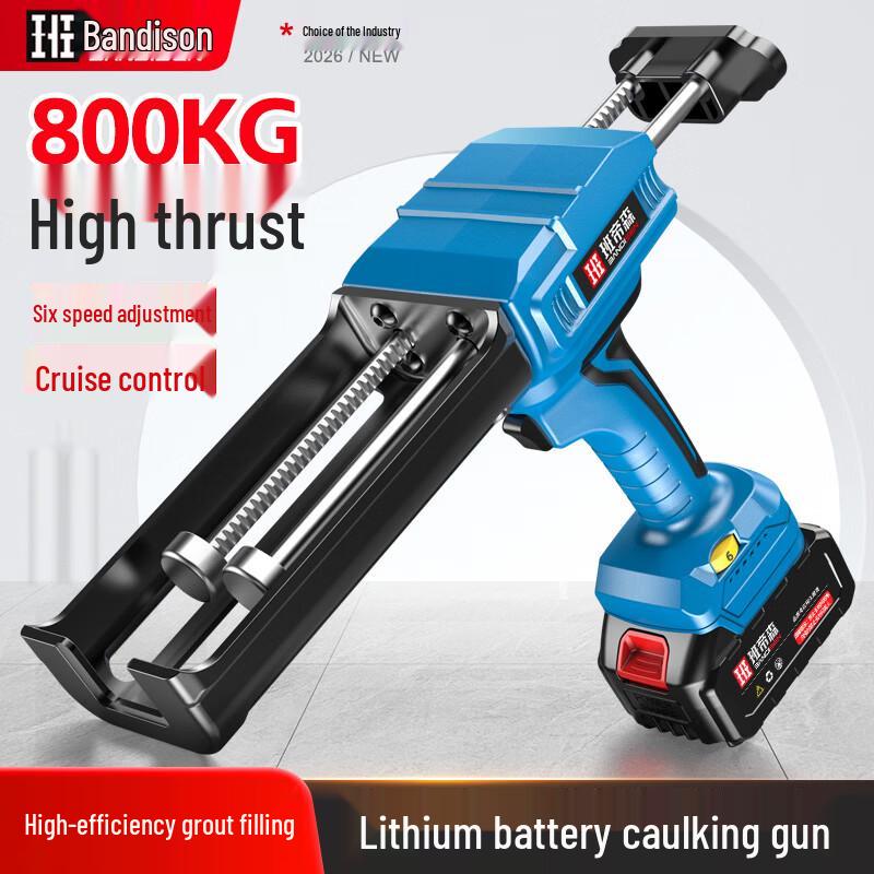 Pistolet à calfeutrer à double tube sans fil Bandeson prise CN (adaptateur inclus)