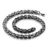 Retro Black Cuban Chain Bracelet Necklace with Multiple Chains Options