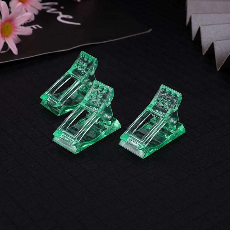 Crystal Clear Nail Shaping Clips for Gel Extension and Art