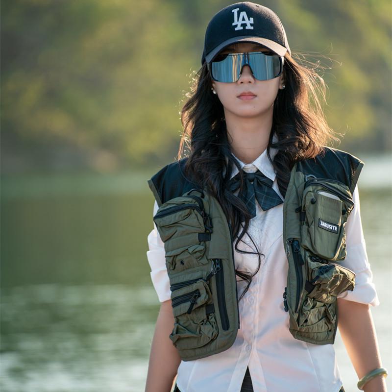 Gilet Professionale da Pesca a Mosca Staccabile da Uomo Jiaruiste