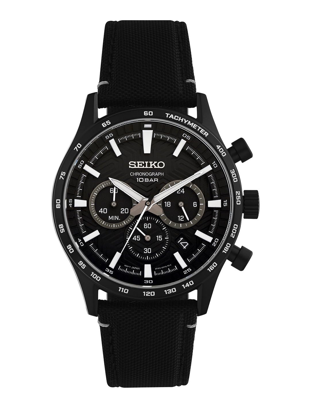 

Seiko SEIKO watch chronograph overseas model black SSB417P1 men s [item] чёрный