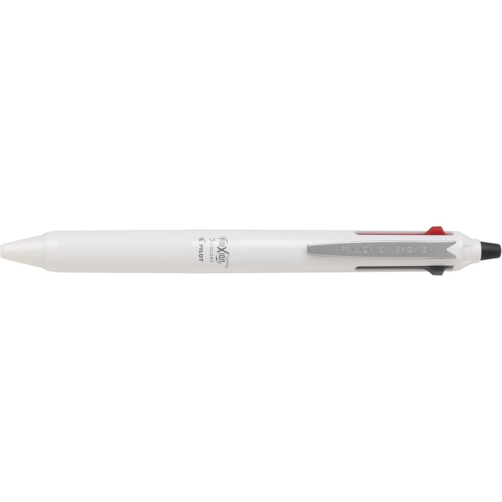 PILOT Frixion Synergy 3 Ballpoint Erasable Ballpoint LTFS314OW 3-Color Pen, 0.4mm, Off-White, Pen,
