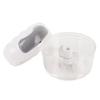 Garlic Chopper Manual Mini Safe Multipurpose Transparent Garlic Mincer with Drawstring for Kitchen