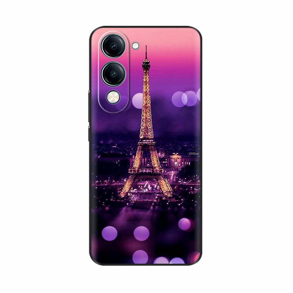 For Vivo Y19 Case 1915 Soft TPU Luxury Cute Silicone Case Bumper Back Phone Cover Coque For Vivo Y19s 2025 Cases V2419 Fundas