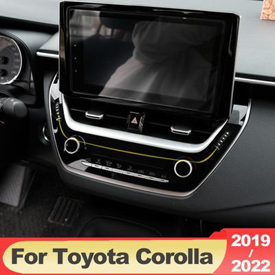 Pro Toyota Corolla E210 2022 Ovládací panel Navigace Výzdoba interiéru Dekorace interiéru Styling vozu Příslušenství Rám
