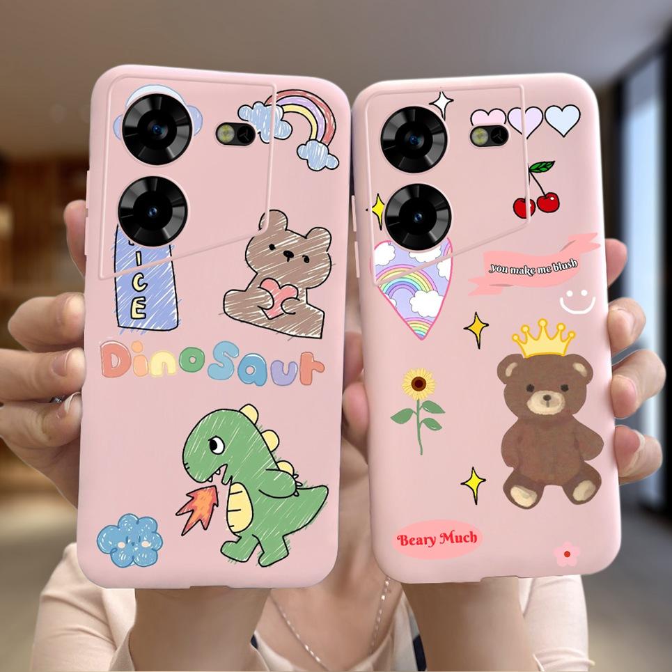 Soft Silicone Phone Case For Tecno Pova 5 POVA5 Cover 2023 New Fashion Cool Style Cartoon Design Coque Shell Soft Silicone Etui