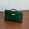 Real Leather First Generation Hand-held Bag Women's High-end Texture Crocodile Pattern Bag And New Item Single Shoulder Crossbody Chain Bag